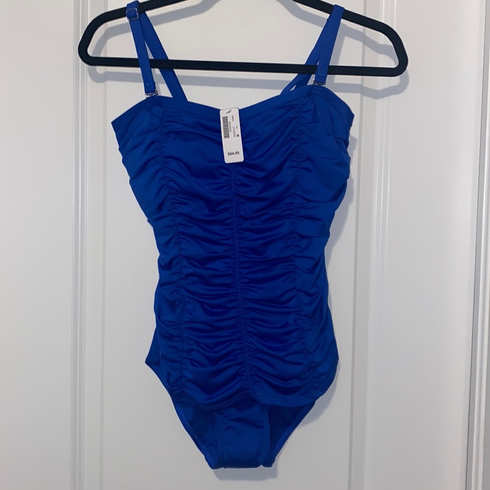 La vie en rose royal blue one piece swim suit